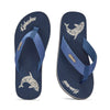 Slippahs Men's Flip-Flops - Navy Whale